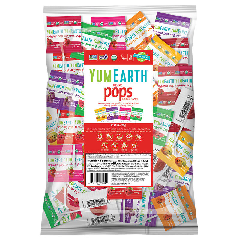Yum Earth Organic Assorted Lollipops (250 pieces)