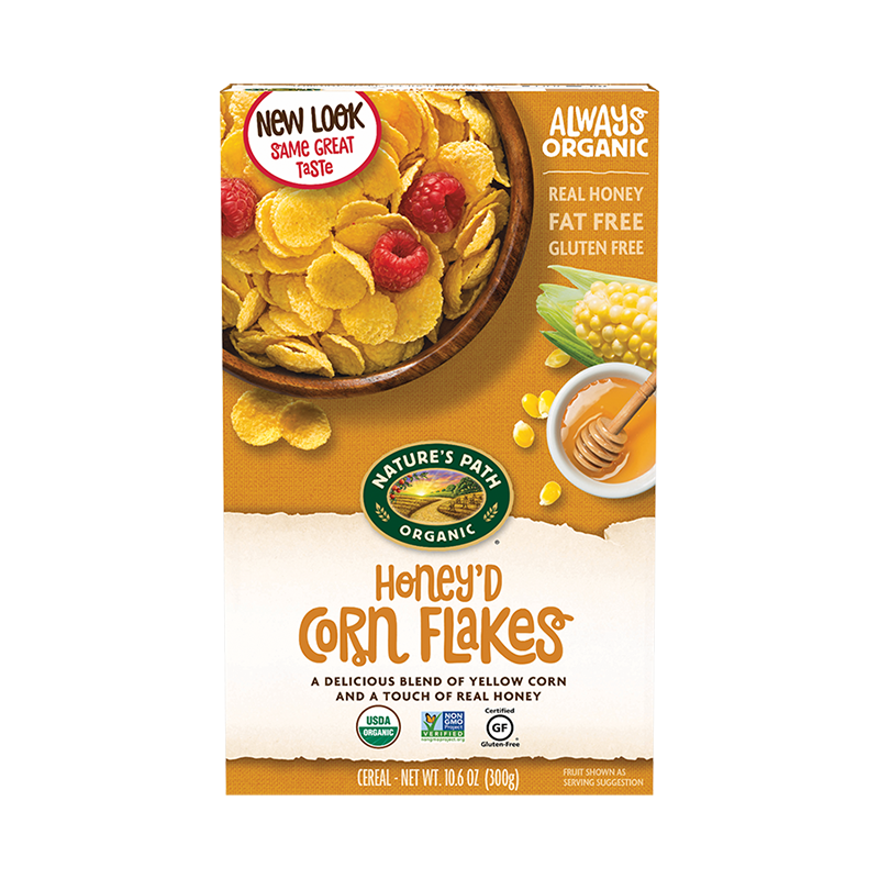 Nature's Path Organic Honey'd Corn Flakes 300g