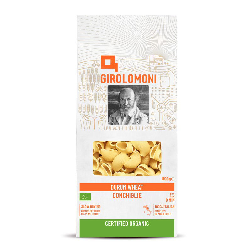 Girolomoni Organic Durum Wheat Semolina Pasta Conchiglie 500g