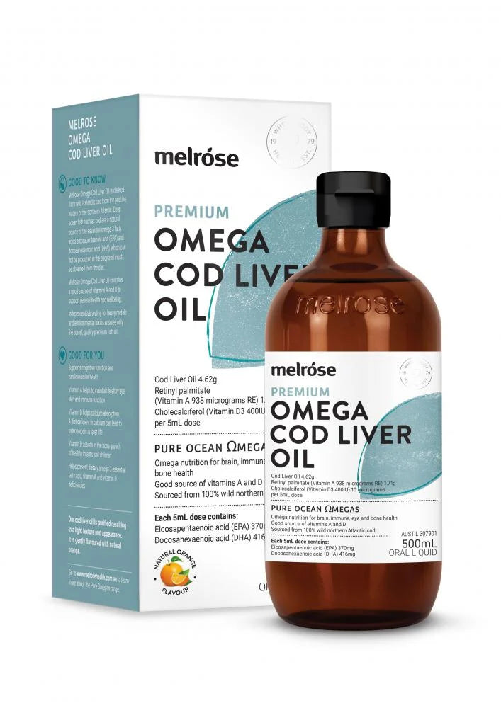 Melrose Cod Liver Oil (Health & Vision) 500ml