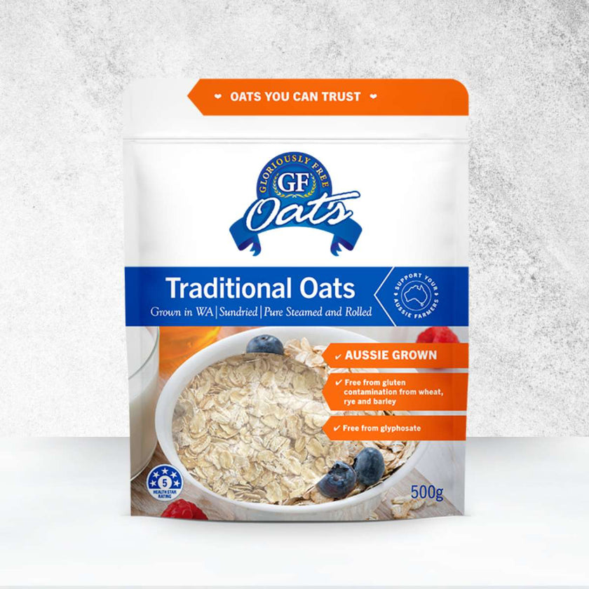 Gloriously Free Traditional Oats 500g front