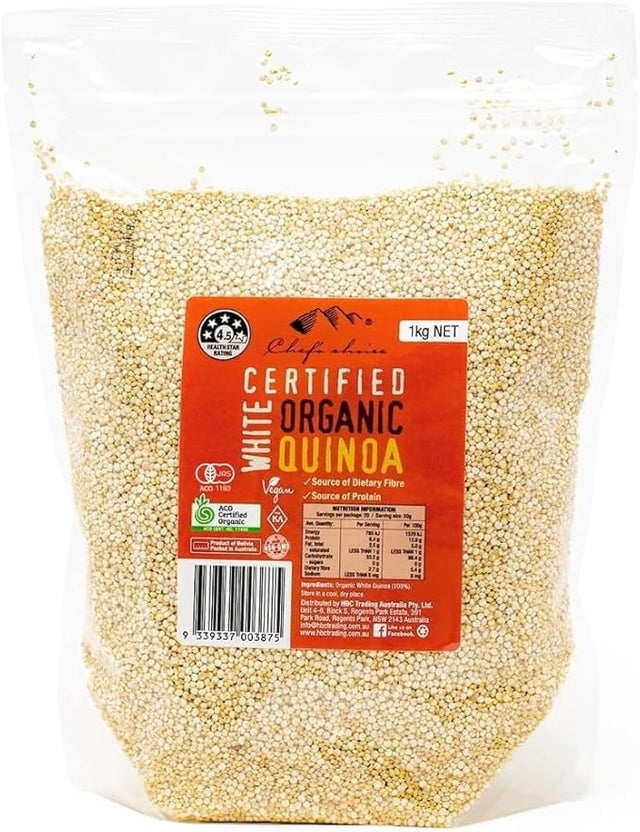 Chef's Choice Organic White Quinoa 1kg