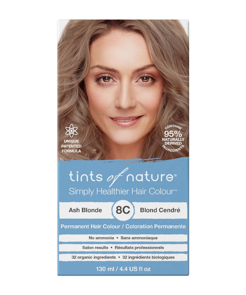 Tints of Nature Ash Blonde 8C 130ml