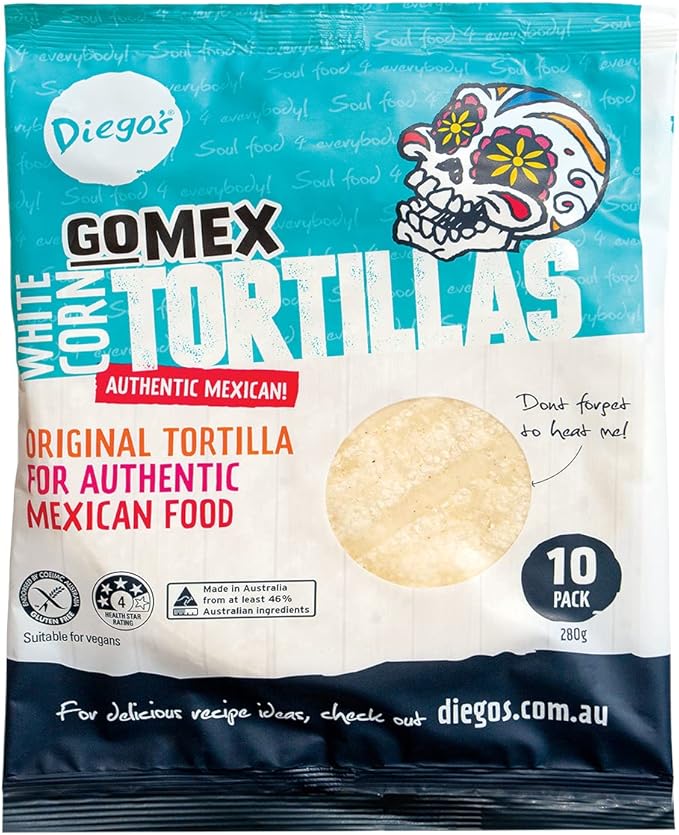 Diego’s GoMex Corn Tortilla 280g x 10-pack Front