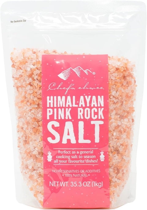 Chef's Choice Himalayan Pink Rock Salt Granules 1kg