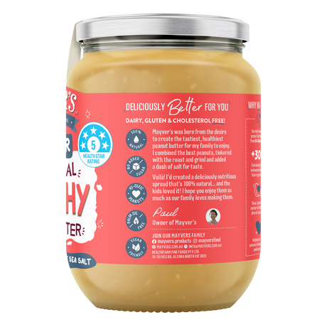 Mayver's Peanut Butter Crunchy 750g x6
