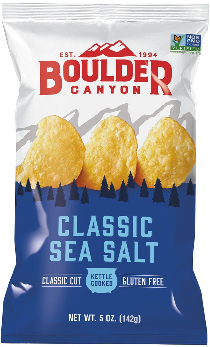 Boulder Canyon Natural Sea Salt Chips 142g