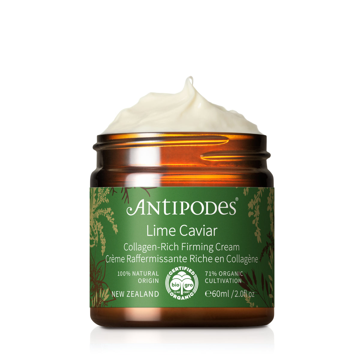 Antipodes Lime Caviar Collagen Rich Firming Cream product jar