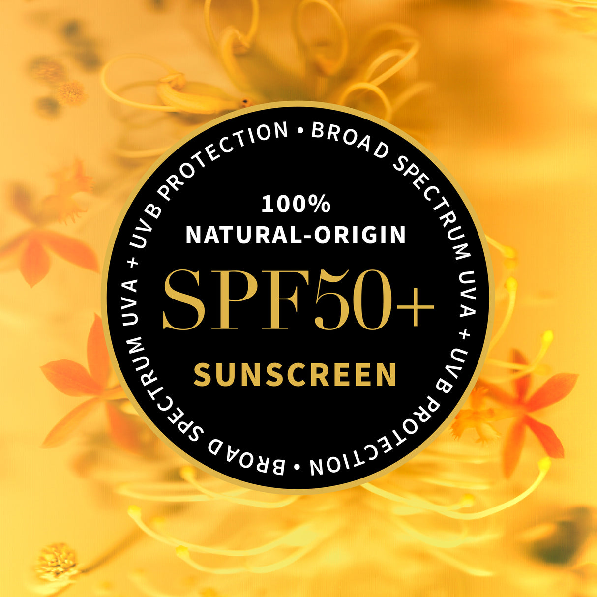 SPF50 sunscreen protection claim graphic Antipodes skincare