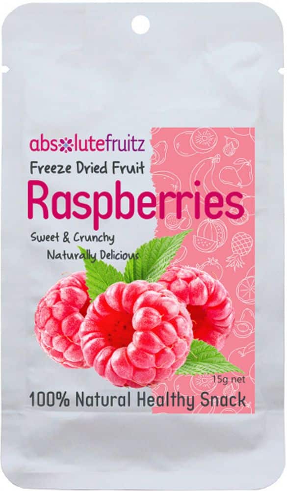 Absolutefruitz Freeze Dried Raspberry 15g Front