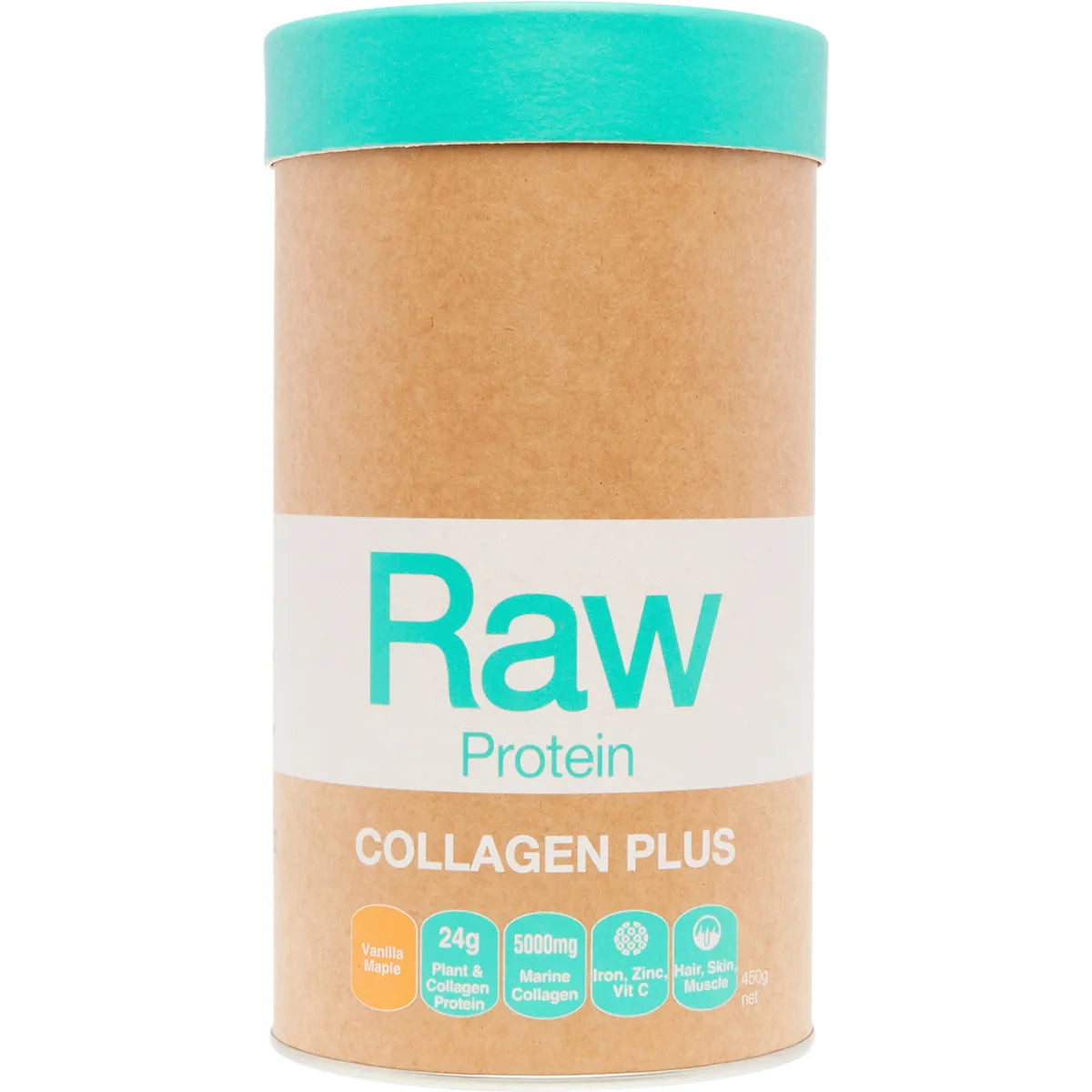 Amazonia Raw Protein Collagen Plus Vanilla Maple