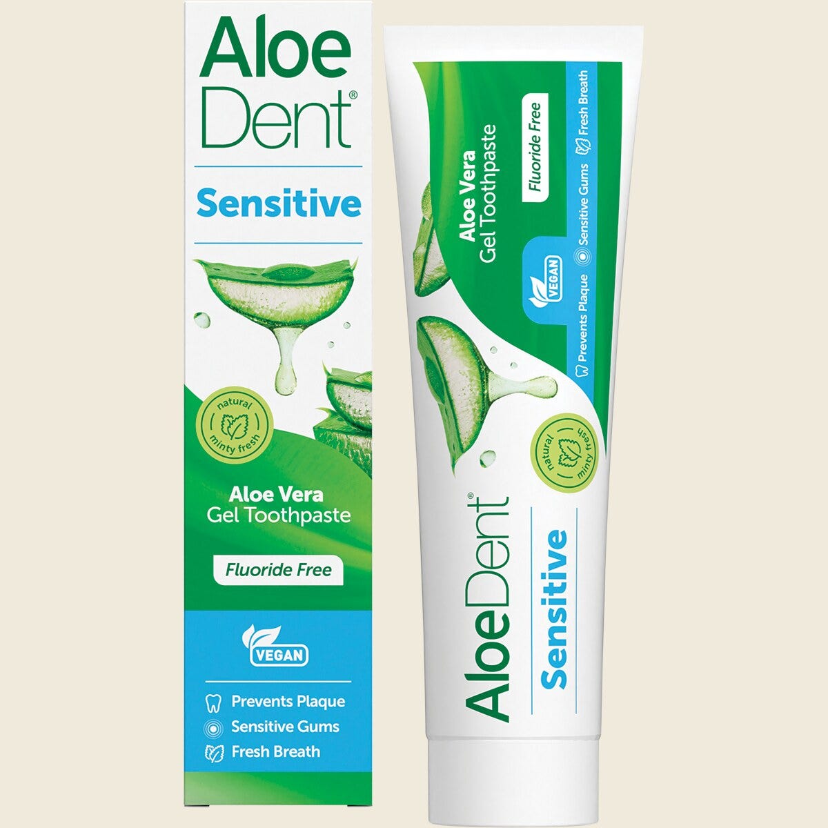 Aloe Dent Toothpaste Fluoride Free Sensitive 100ml
