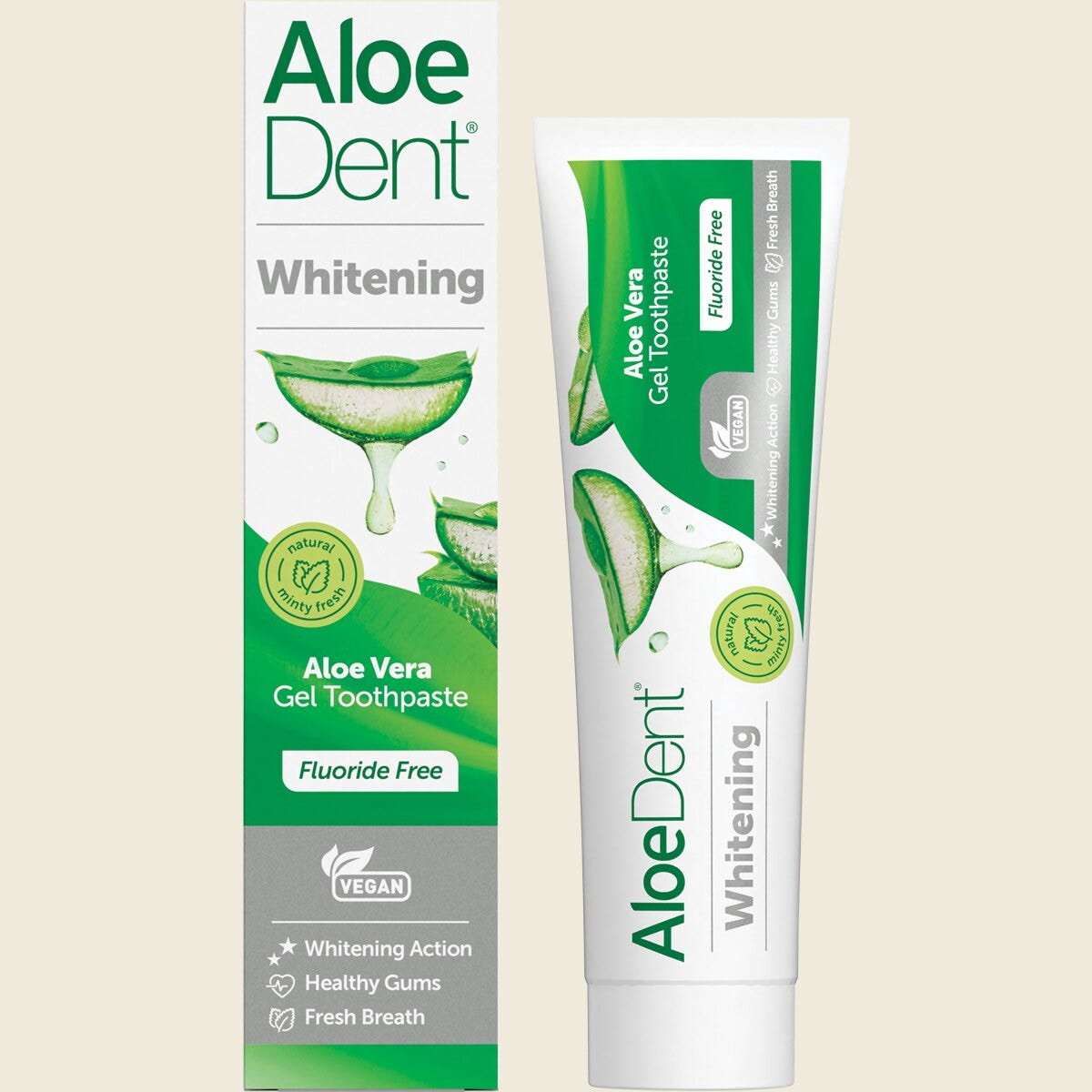 Aloe Dent Toothpaste Fluoride Free Whitening 100ml