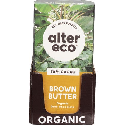 Alter Eco Chocolate Organic Dark Brown Butter 80g
