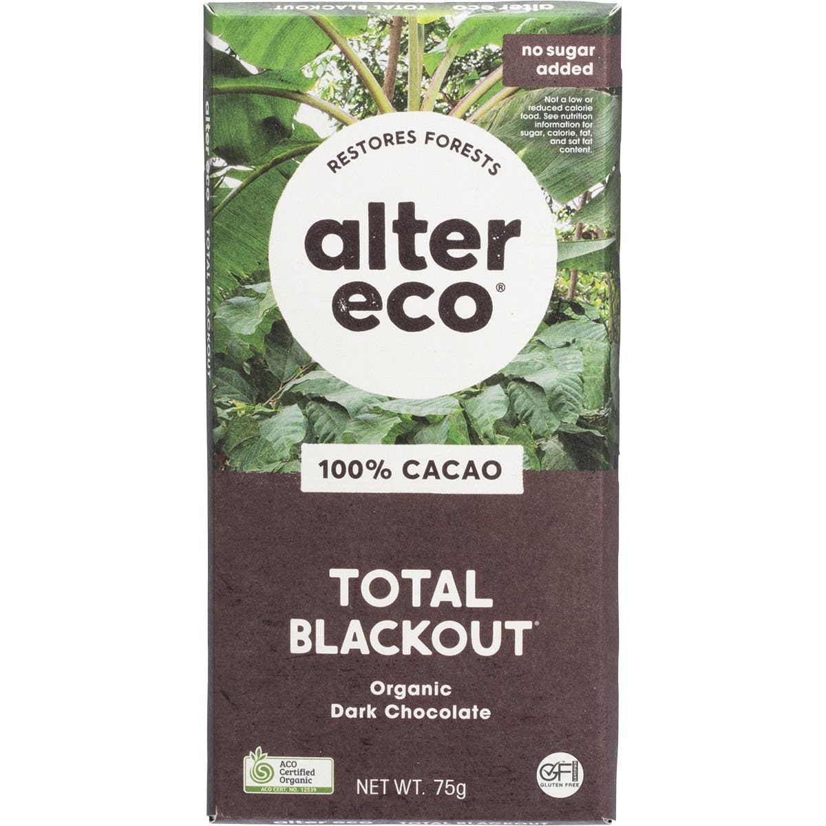 Alter Eco Chocolate Organic Dark Total Blackout