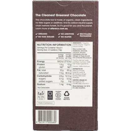 Alter Eco Chocolate Organic Dark Total Blackout