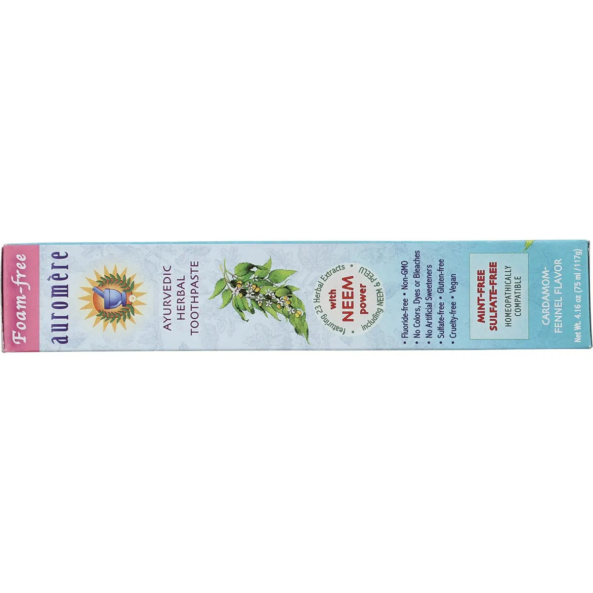Auromere Cardamon Toothpaste 117g x 6