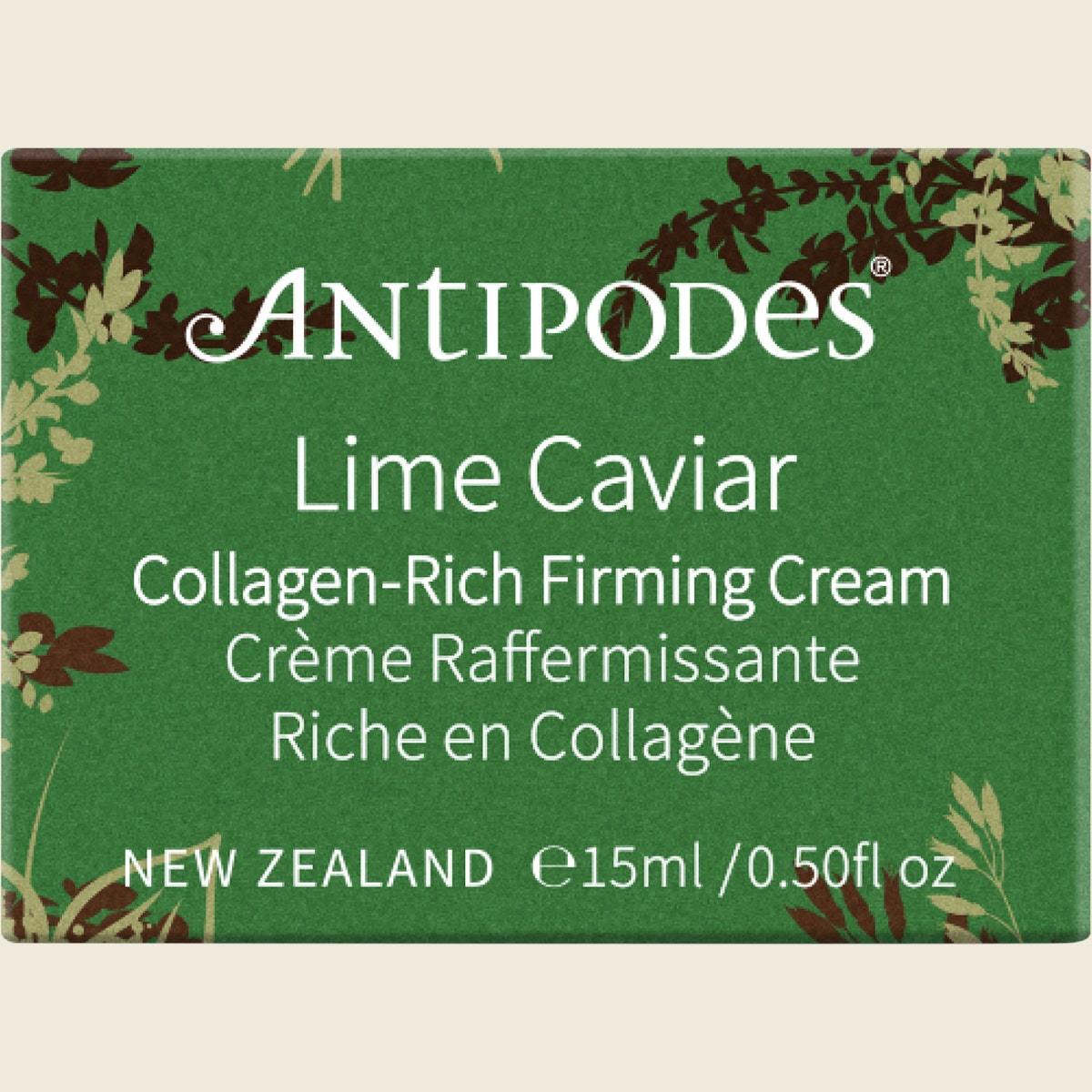 Antipodes Lime Caviar Collagen-Rich Firming Cream Mini 15ml Box