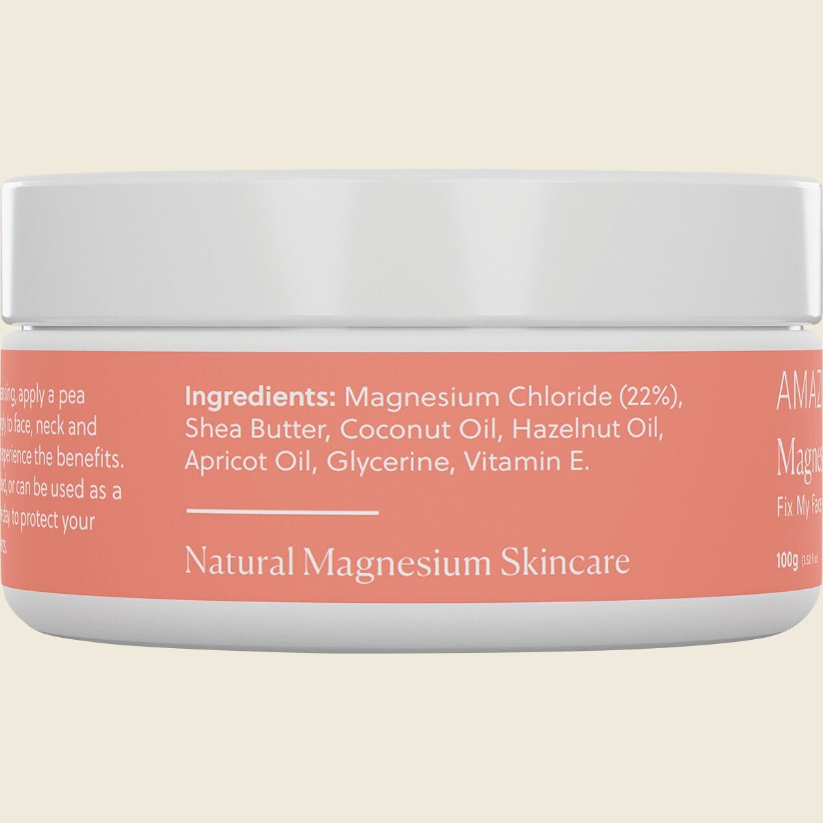 Amazing You Magnesium Moisturiser Fix My Face 100g