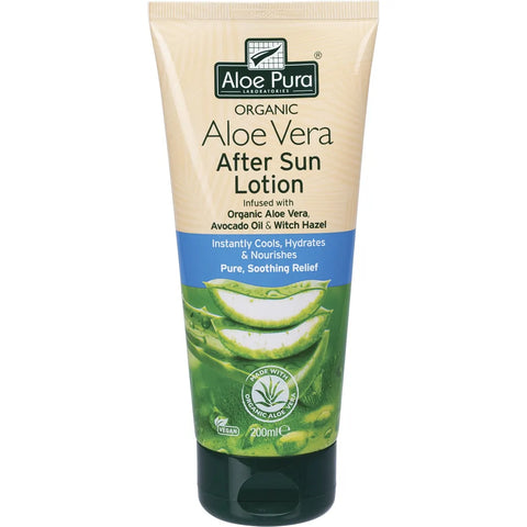 Aloe Pura Organic Aloe Vera Lotion After Sun 200ml