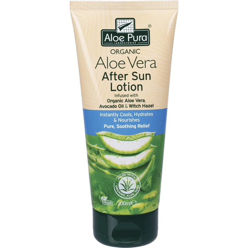 Aloe Pura Organic Aloe Vera Lotion After Sun 200ml