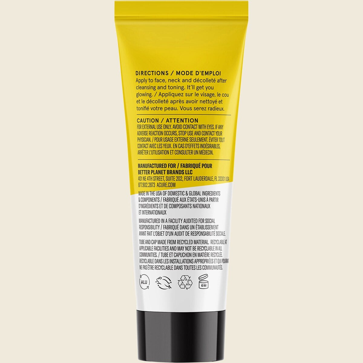 Acure Brilliantly Brightening Day Cream - 50ml