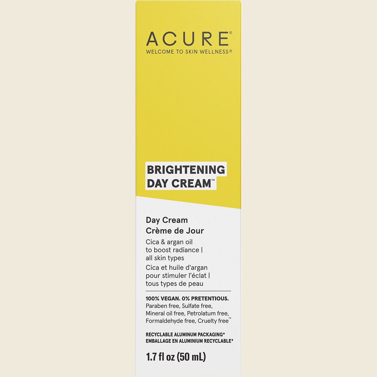Acure Brilliantly Brightening Day Cream - 50ml