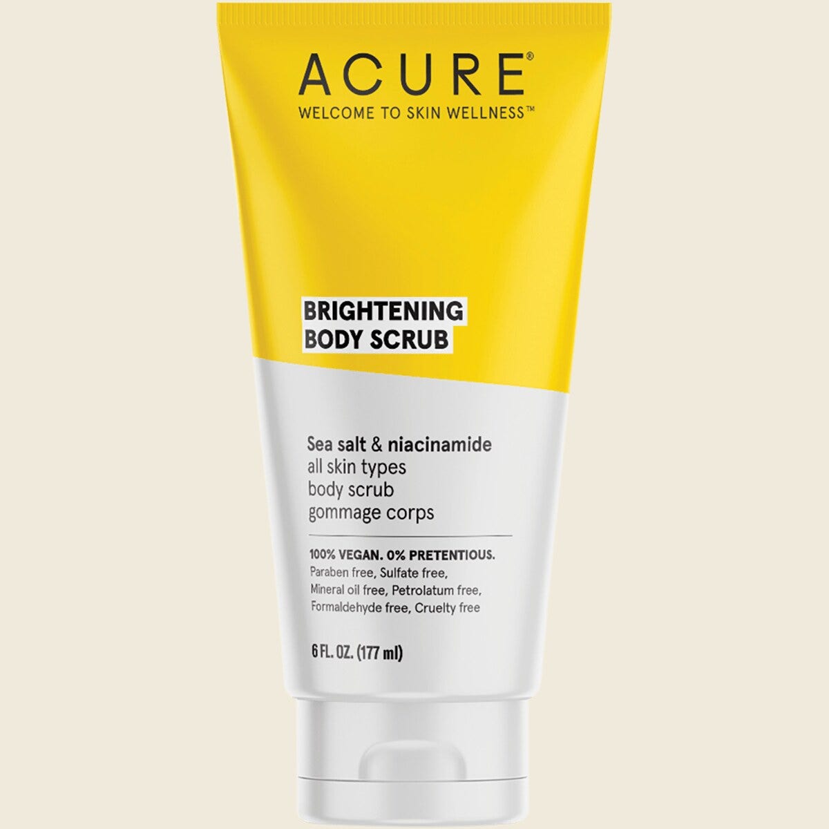Acure Brightening Body Scrub 177ml