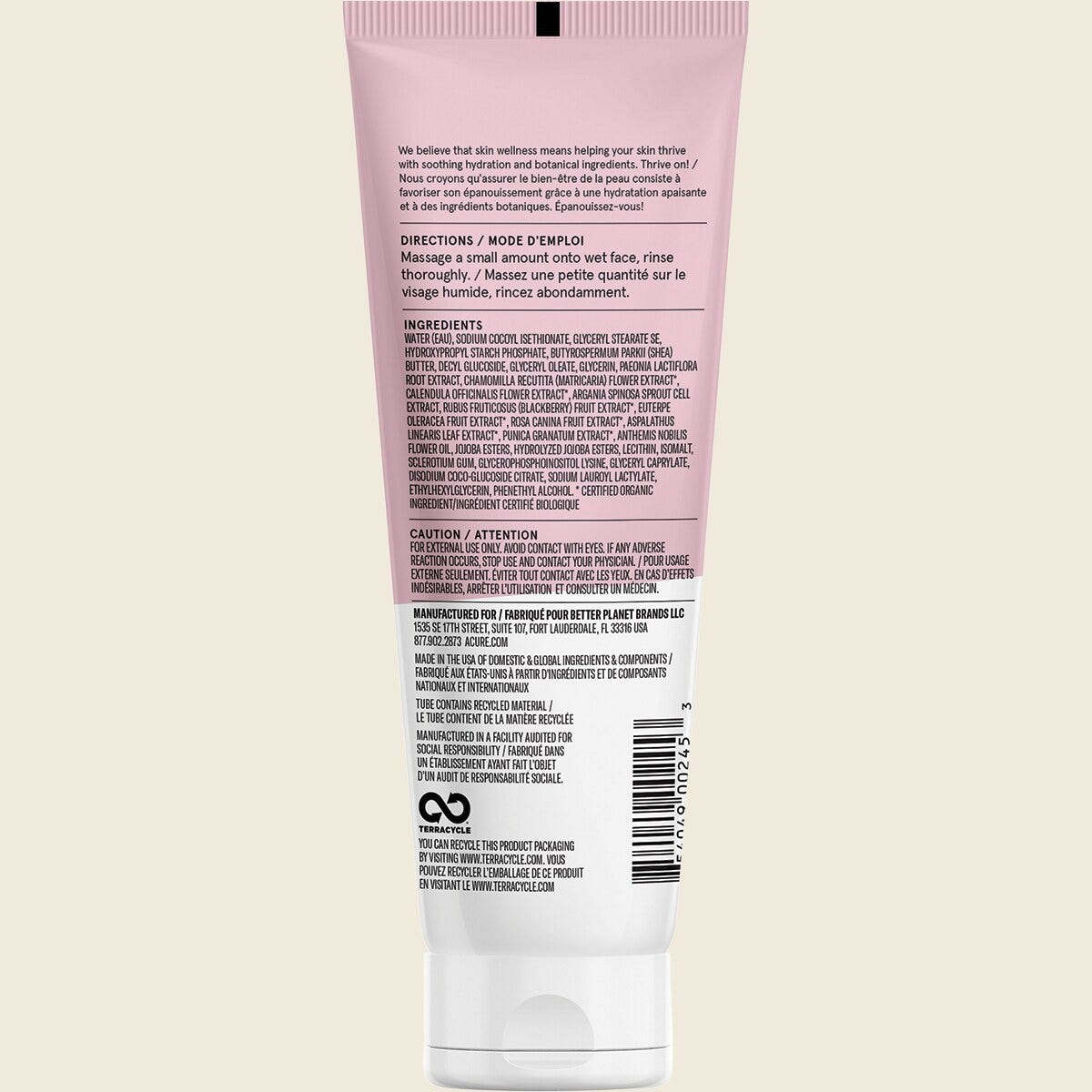Acure Seriously Soothing Cleansing Cream - 118ml