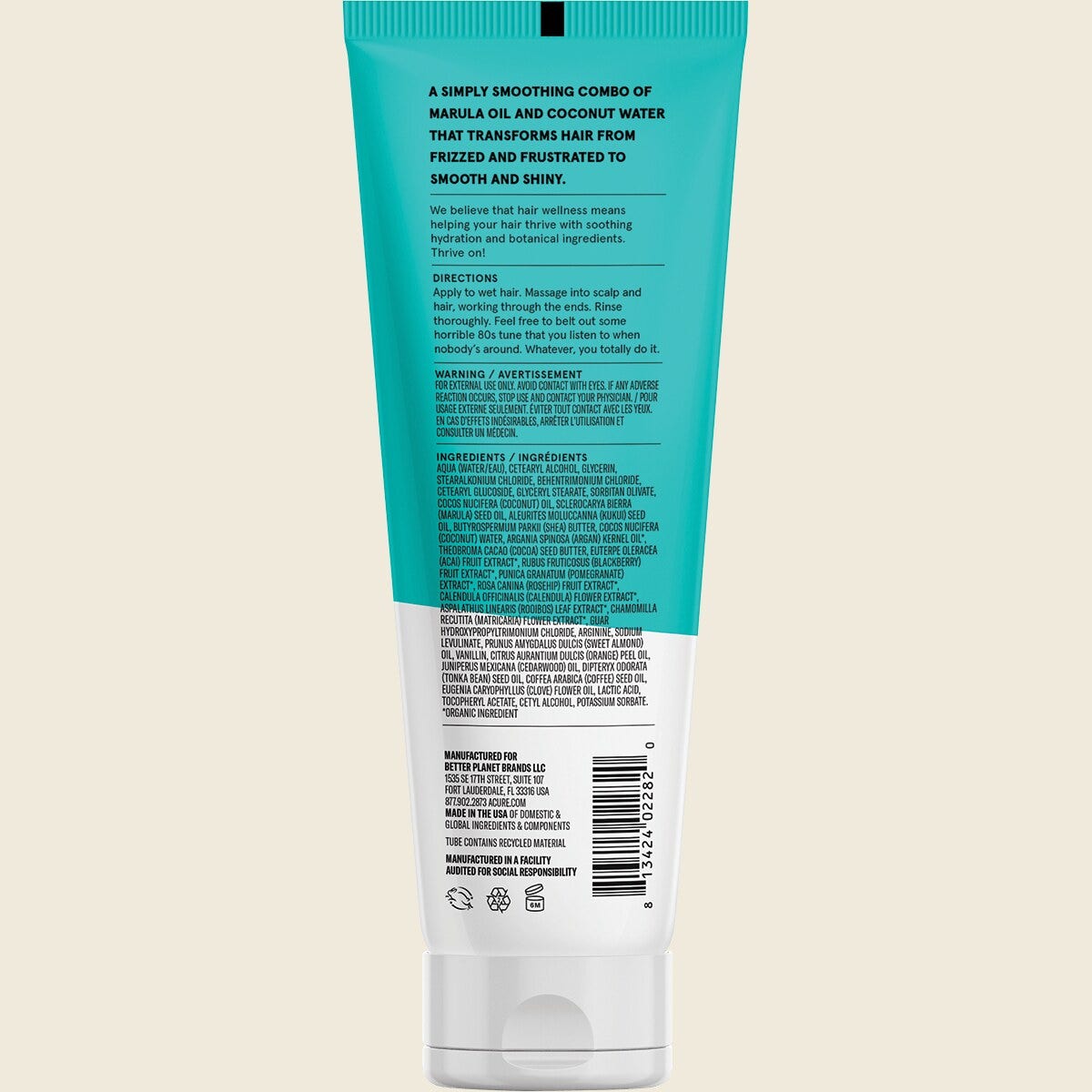 Acure Simply Smoothing Conditioner - Coconut - 236.5ml