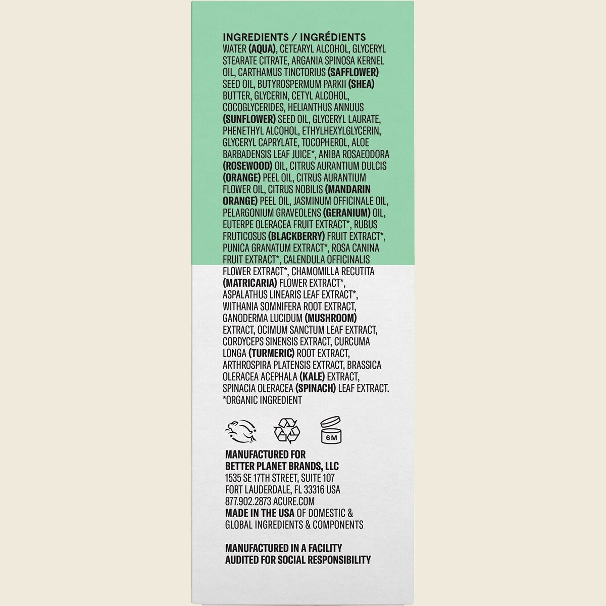 Acure Ultra Hydrating 12 Hour Facial Moisturizer 30ml