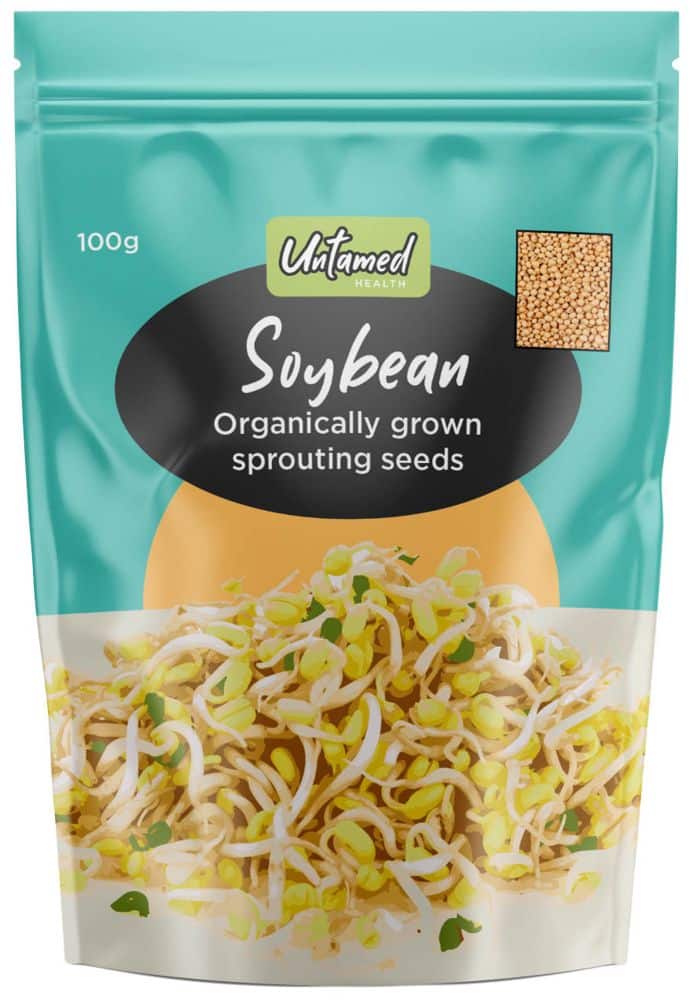 Untamed Health Earth-Friendly Sprouting Seeds Soybean 100g