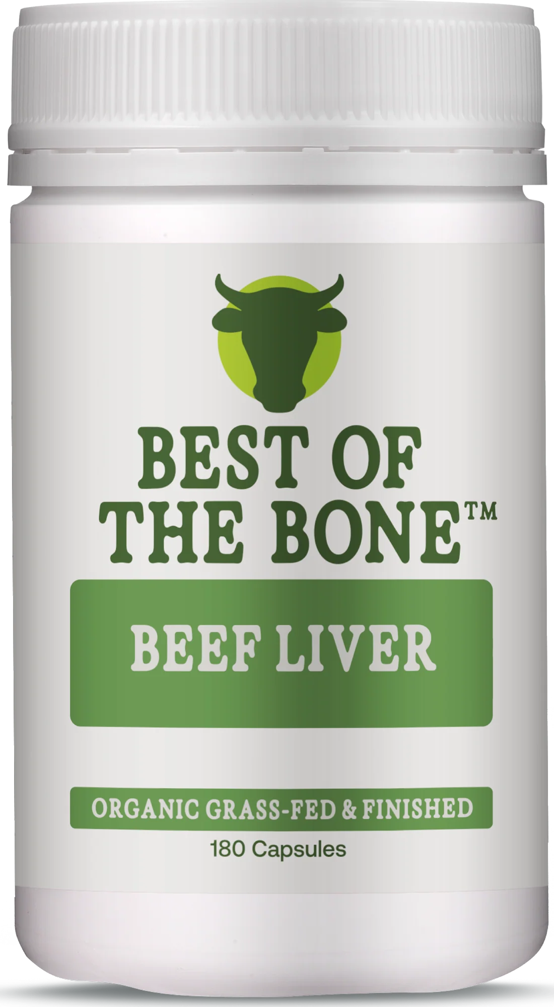 Best of the Bone Organic Beef Liver Nutrient Dense Superfood 180c