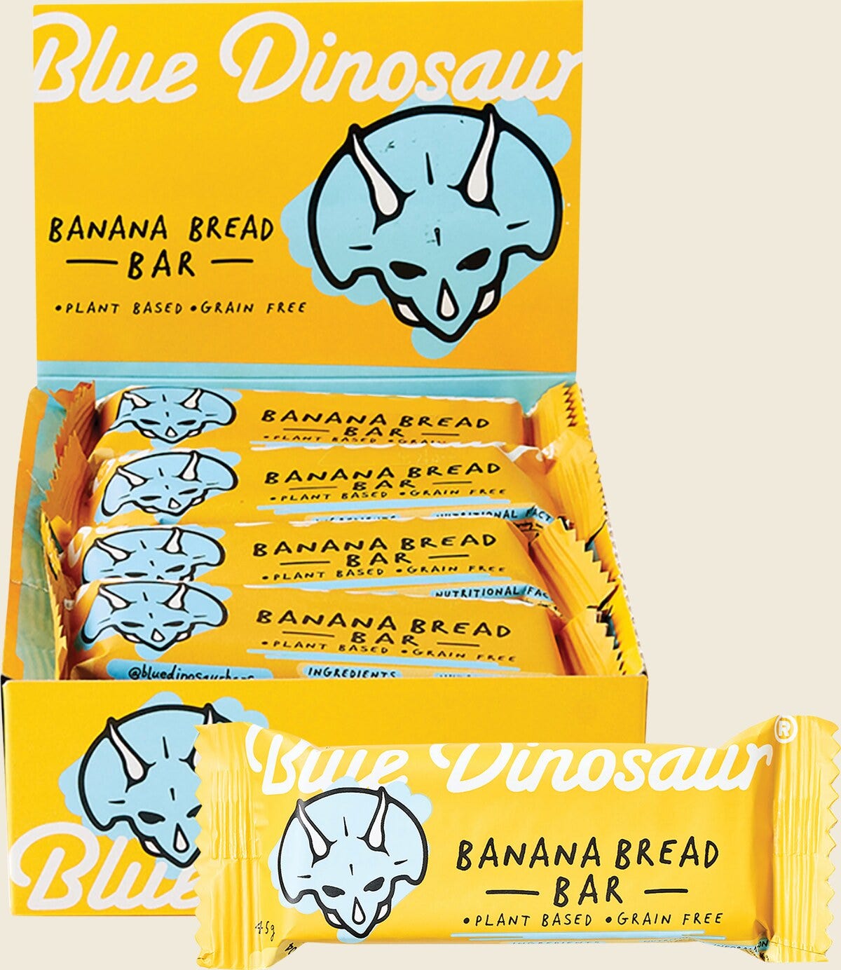 Blue Dinosaur Banana Bread Bar 45g