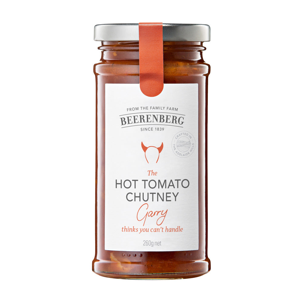 Beerenberg Hot Tomato Chutney 260g Front