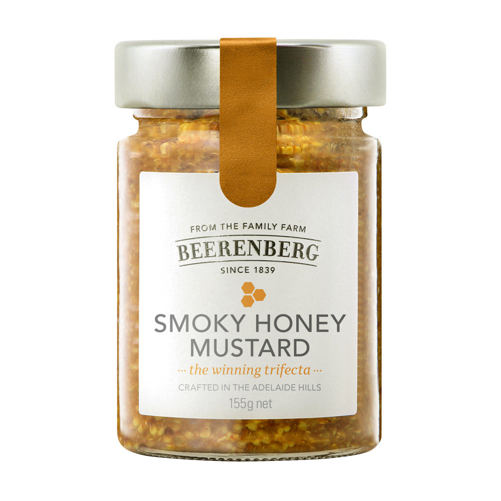 Beerenberg All Natural Smoky Honey Mustard 190g Front