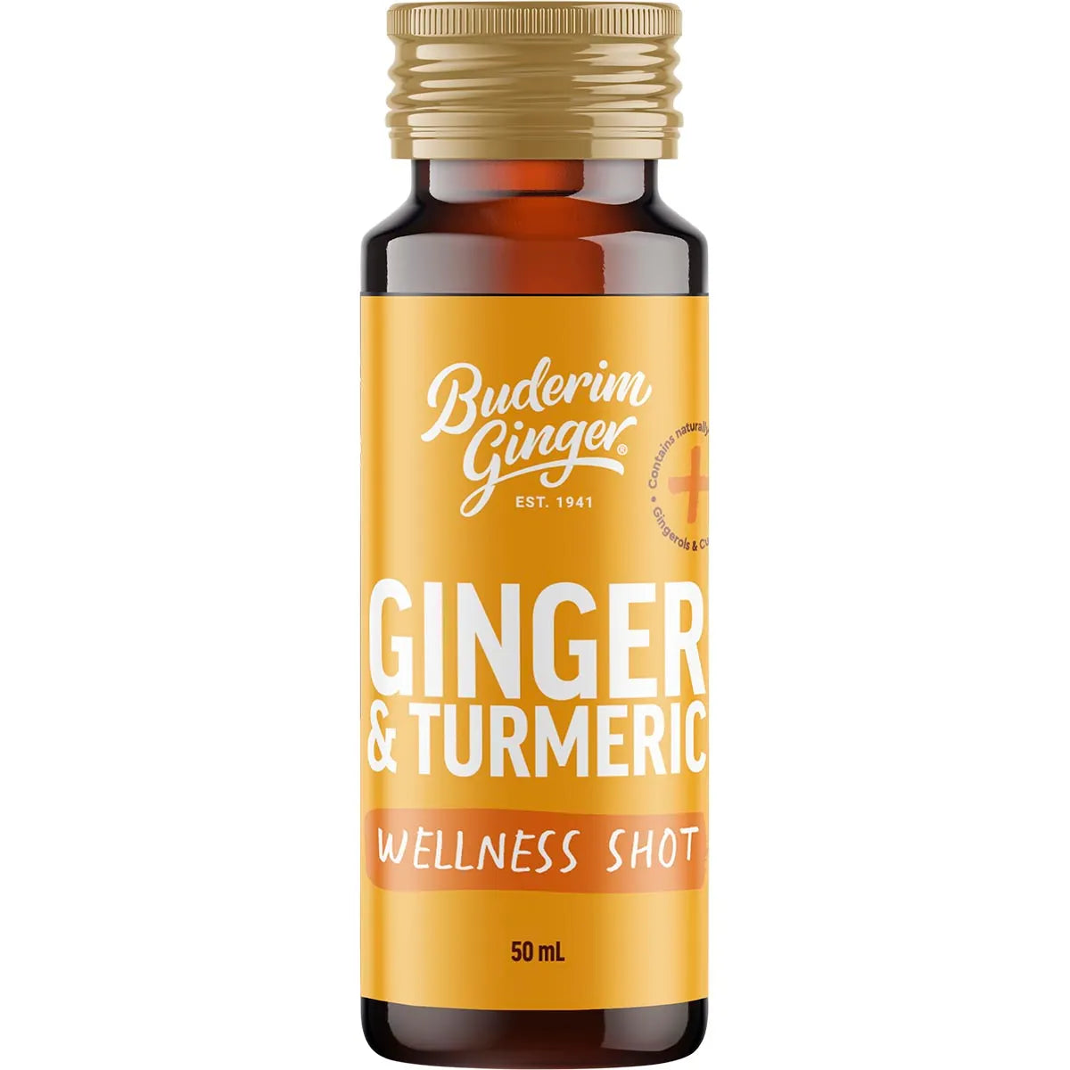 Buderim Ginger Ginger & Turmeric Wellness Shot 50ml
