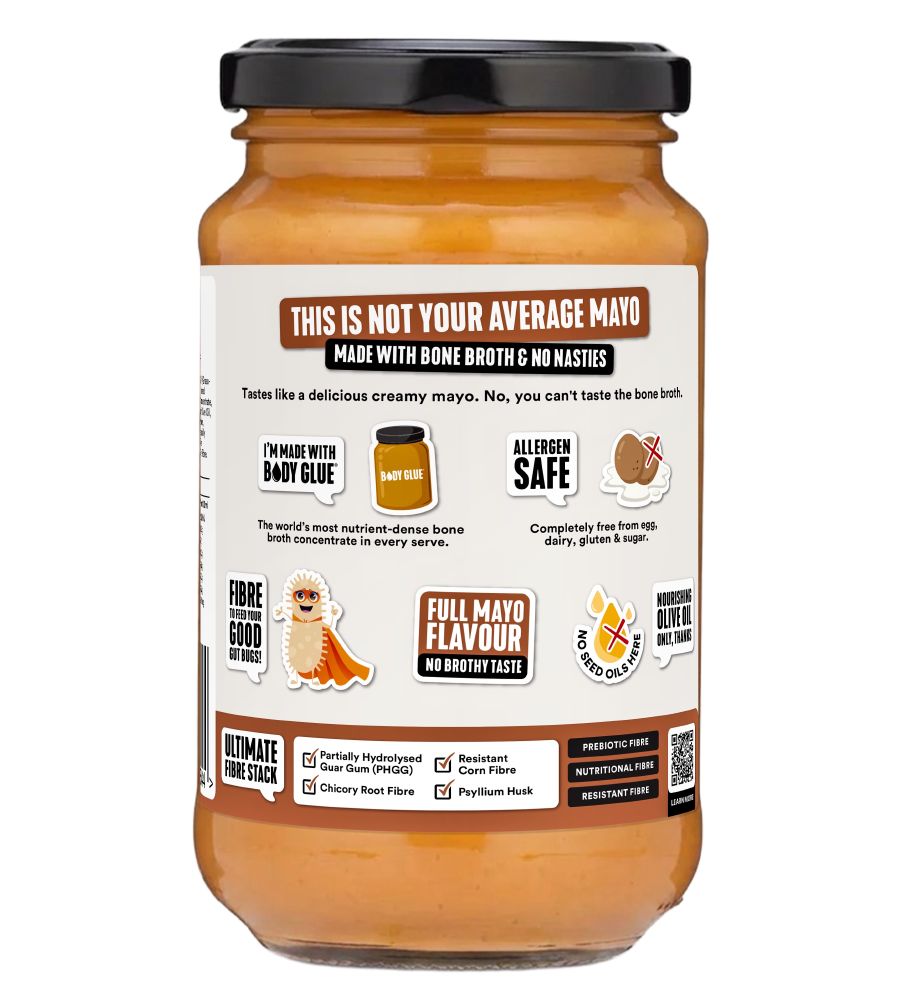 Gevity Rx Bone Broth Better Belly BBQ Sauce 375ml product packaging view 2