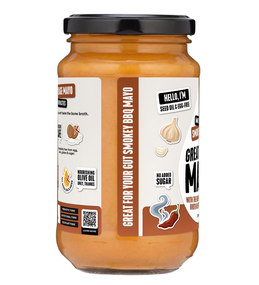 Gevity Rx Bone Broth Better Belly BBQ Sauce 375ml product packaging view 4