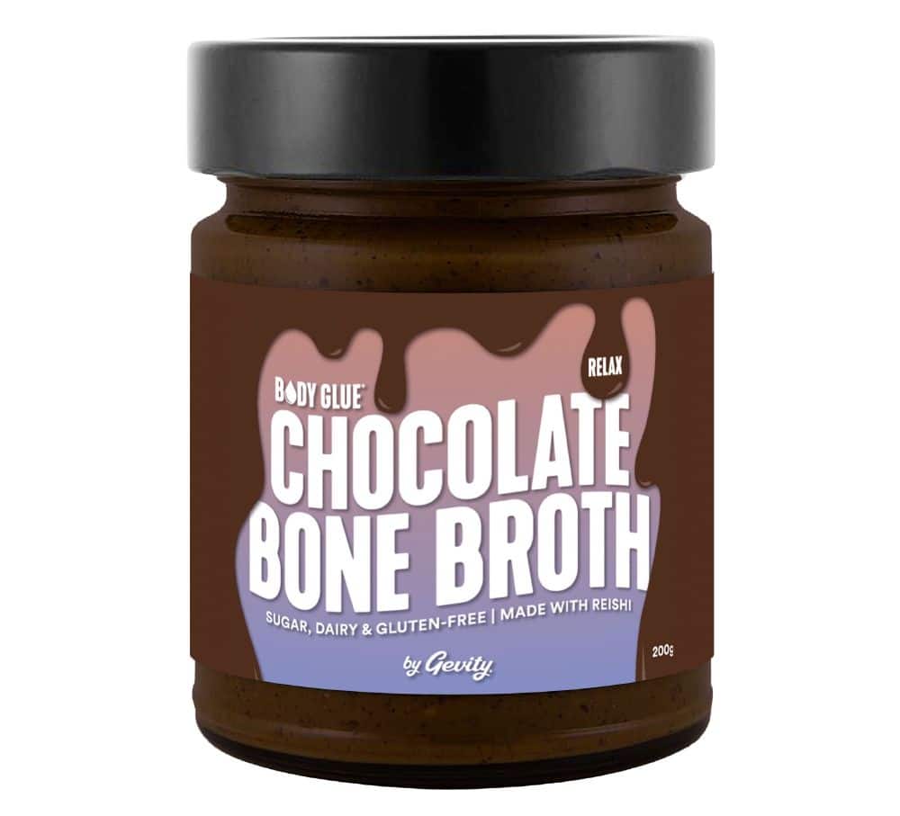 Gevity Rx Chocolate Bone Broth Relax 200g front