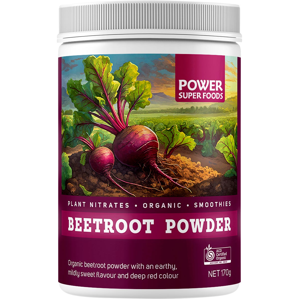 Power Super Foods Beetroot Powder Certified Organic  170g