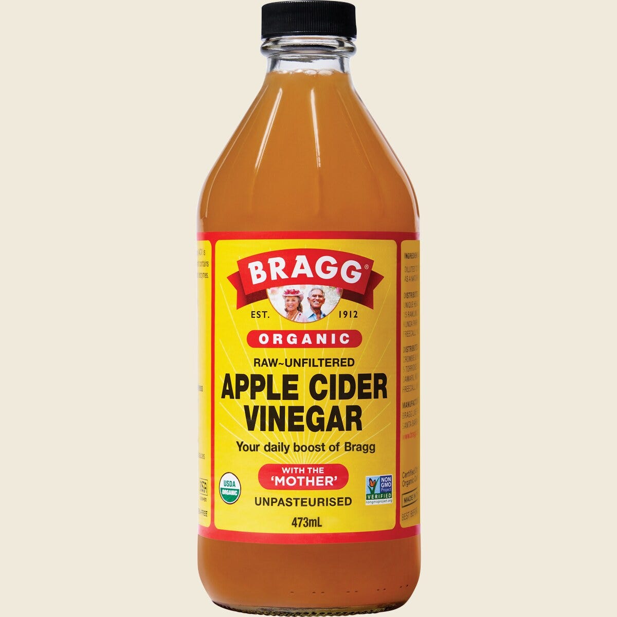 Bragg Certified Organic Apple Cider Vinegar 473ml front