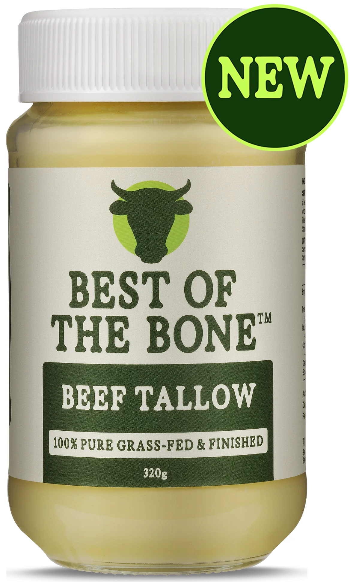 Best Of The Bone Grass-Fed Beef Tallow 320g