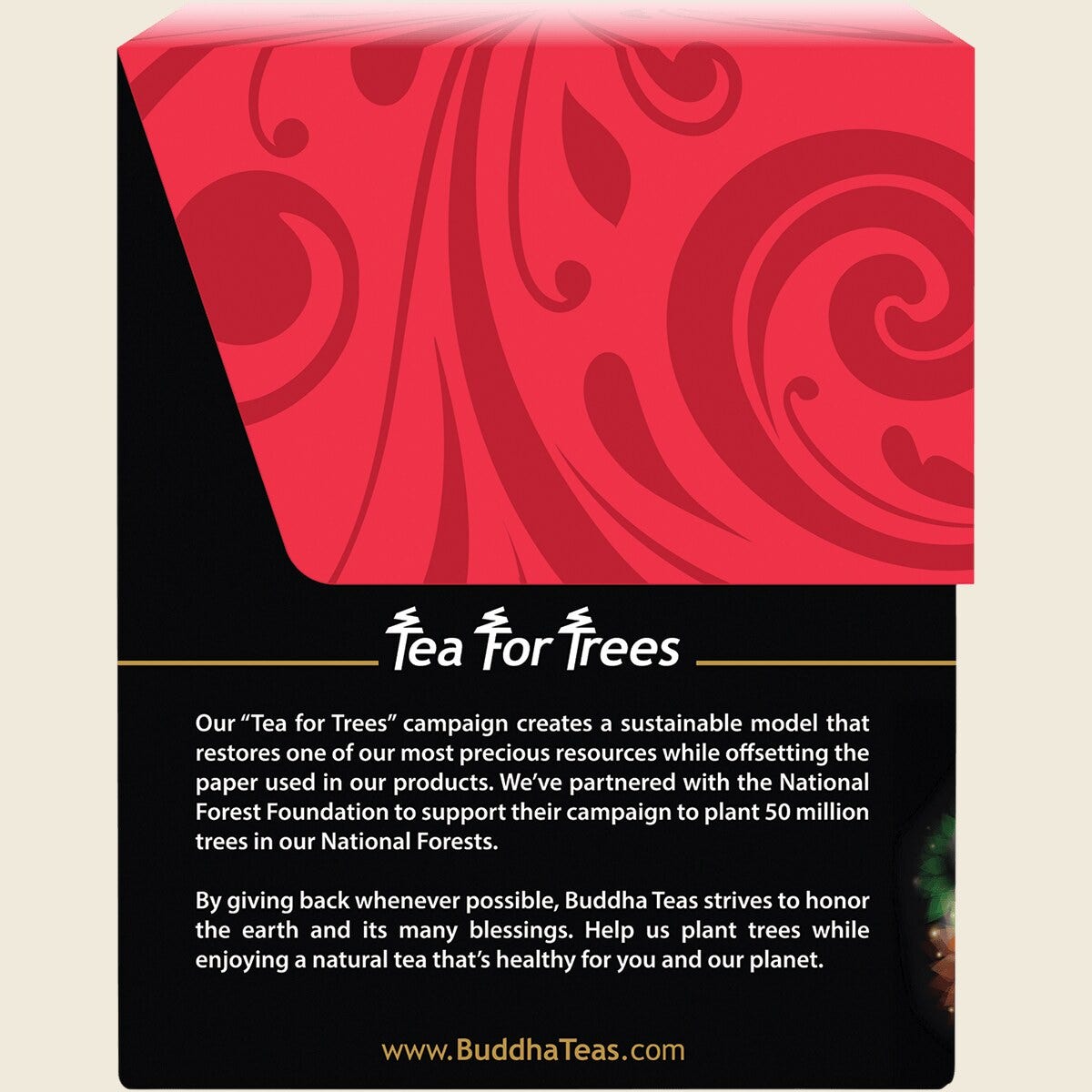 Buddha Teas Organic Herbal Tea Bags Digestive Nirvana Blend 18pk