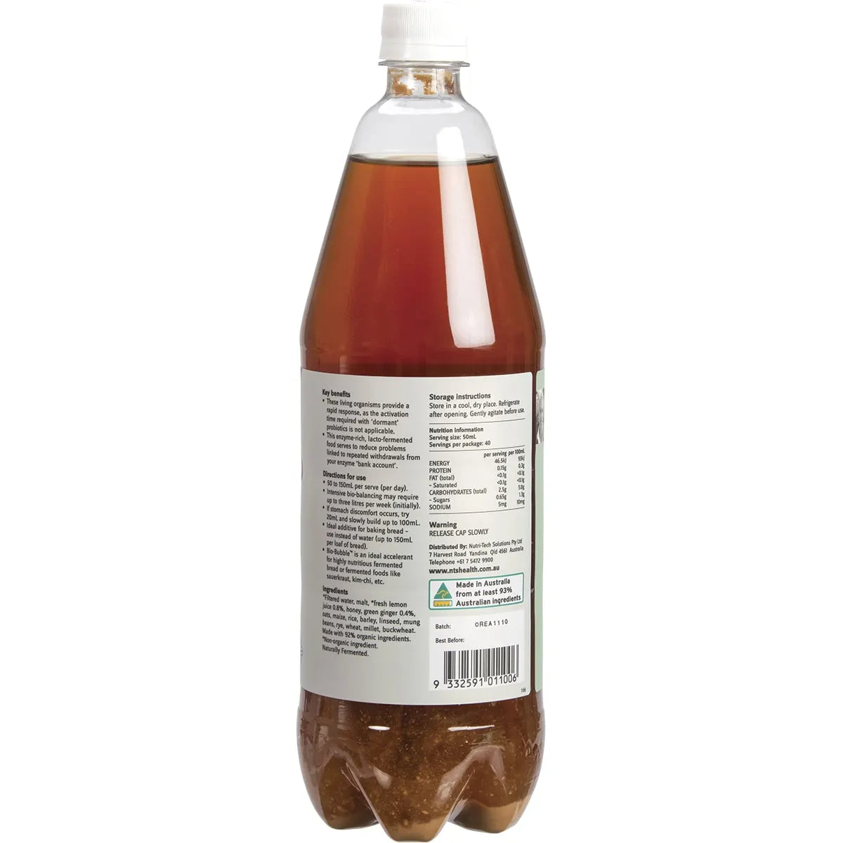 Nts Health Probiotic Bio Bubble 1.25L