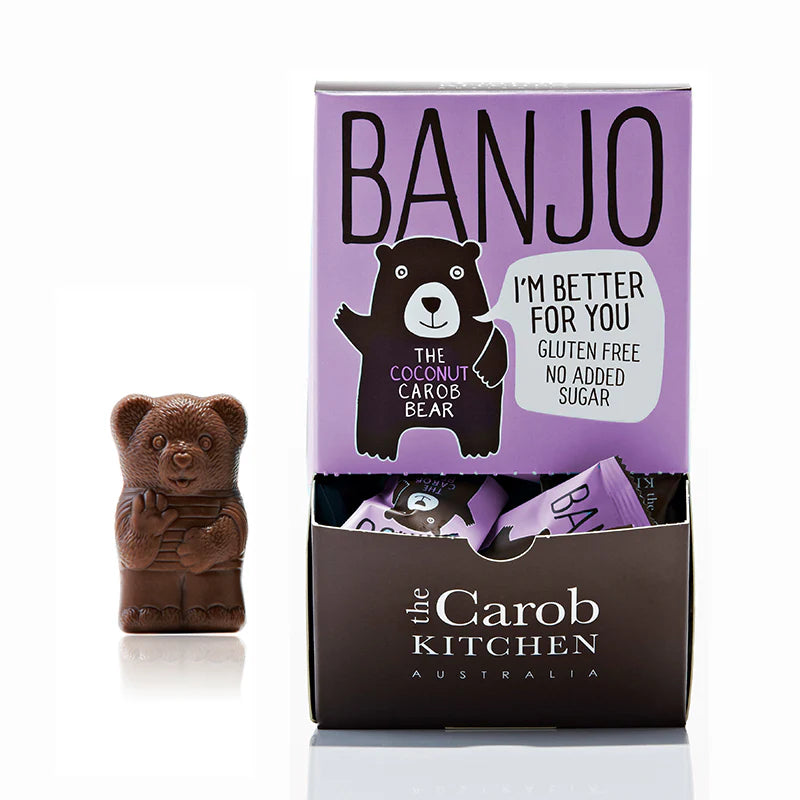 The Carob Kitchen Banjo Carob Coconut Bear 50x15g