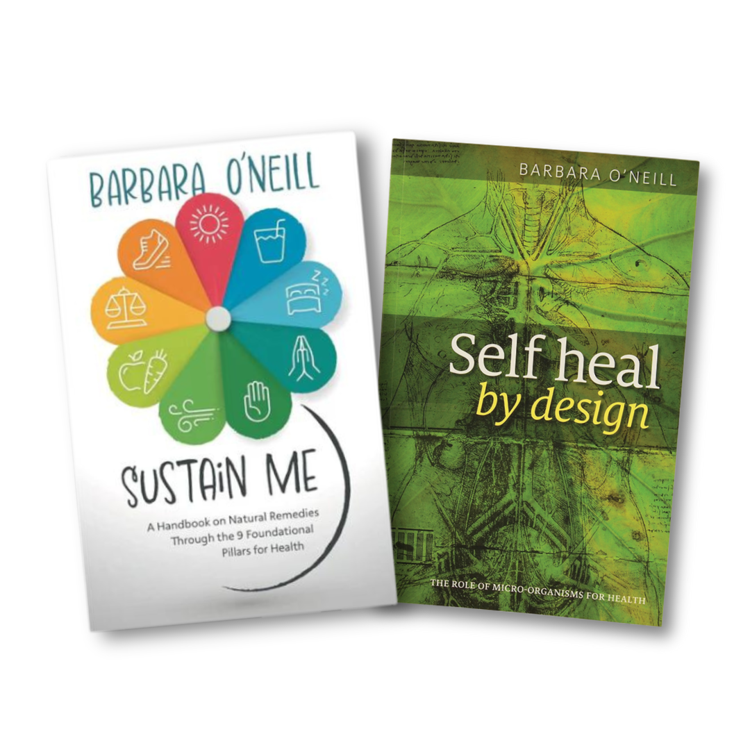 Barbara O'Neill's Essential Book Bundle: Self Heal by Design & Sustain Me