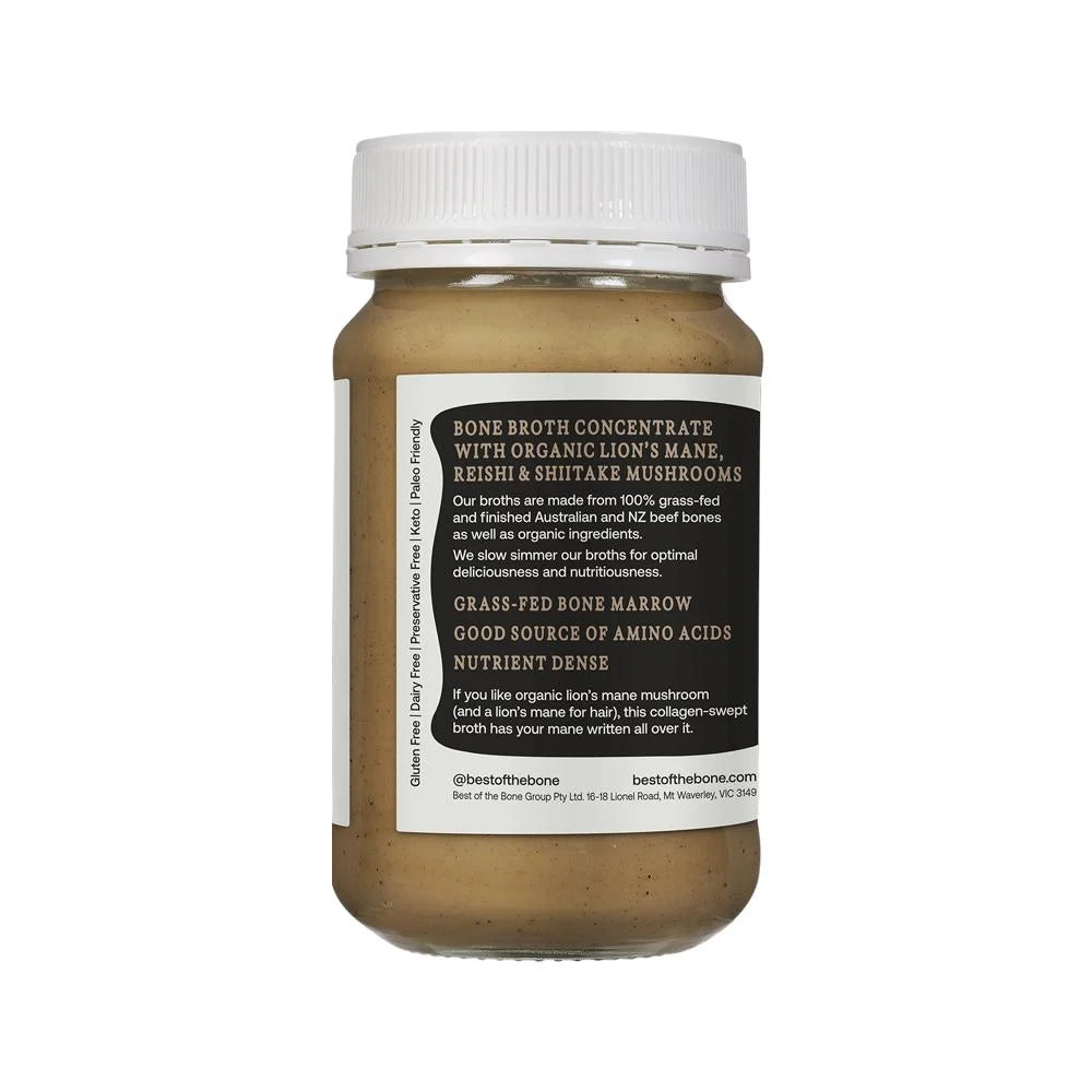 Best Of The Bone - Organic Healing Mushroom Blend Lion's Mane Reishi Shiitake 390g