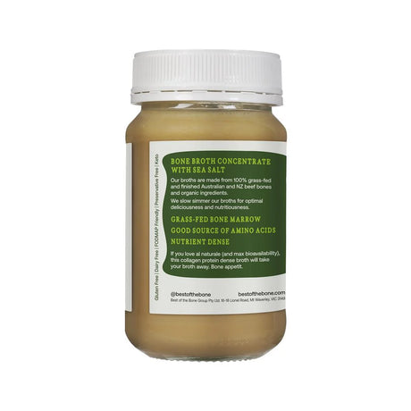 Best Of The Bone - Grass-Fed Certified Beef Bone Broth Concentrate Original 390g