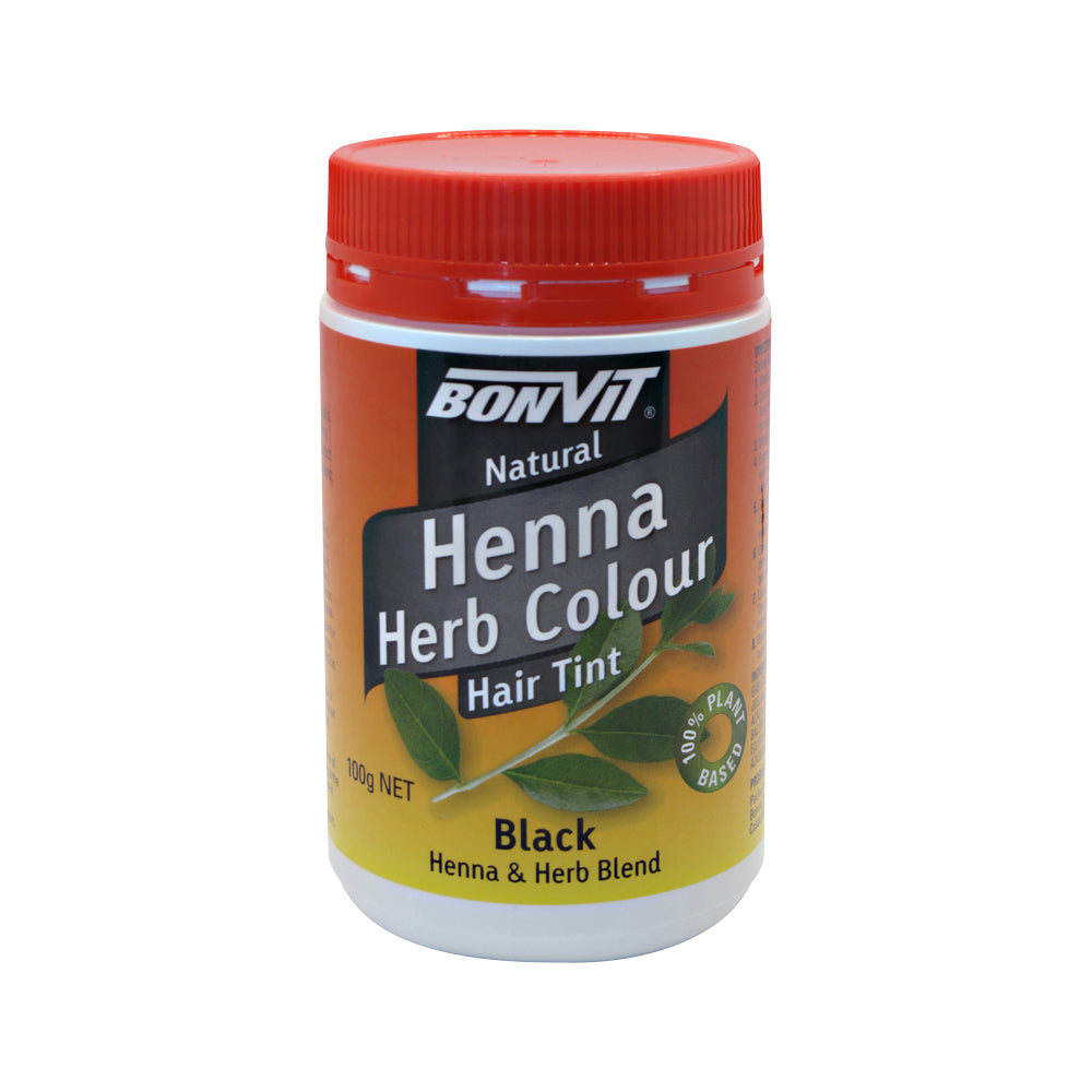 Bonvit Natural Henna Powder Black 100g